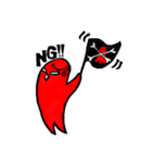 Red Wiener(赤ウインナー）（個別スタンプ：35）