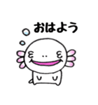 愛らしいウーパーさん（個別スタンプ：1）