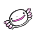 愛らしいウーパーさん（個別スタンプ：5）