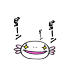 愛らしいウーパーさん（個別スタンプ：37）