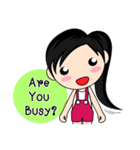 Una : Naughty girl (EN)（個別スタンプ：2）