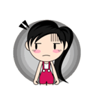 Una : Naughty girl (EN)（個別スタンプ：7）