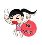 Una : Naughty girl (EN)（個別スタンプ：11）
