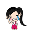 Una : Naughty girl (EN)（個別スタンプ：16）