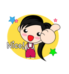 Una : Naughty girl (EN)（個別スタンプ：27）