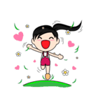 Una : Naughty girl (EN)（個別スタンプ：36）