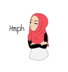 Miss Dua Hijabi cutie girl Eng.Version（個別スタンプ：5）