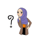 Miss Dua Hijabi cutie girl Eng.Version（個別スタンプ：15）