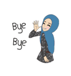 Miss Dua Hijabi cutie girl Eng.Version（個別スタンプ：40）