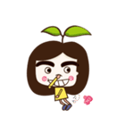 Grass girl（個別スタンプ：4）