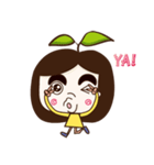 Grass girl（個別スタンプ：9）