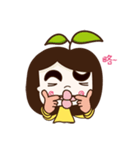 Grass girl（個別スタンプ：18）