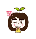 Grass girl（個別スタンプ：22）