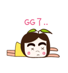 Grass girl（個別スタンプ：37）