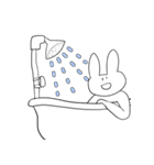 表情のないウサギ（個別スタンプ：24）