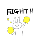 表情のないウサギ（個別スタンプ：34）