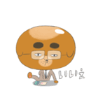 パンのようでおじさんのようでもある、犬。（個別スタンプ：4）