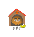 パンのようでおじさんのようでもある、犬。（個別スタンプ：7）