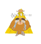 パンのようでおじさんのようでもある、犬。（個別スタンプ：12）