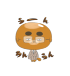 パンのようでおじさんのようでもある、犬。（個別スタンプ：22）