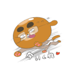 パンのようでおじさんのようでもある、犬。（個別スタンプ：25）