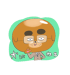 パンのようでおじさんのようでもある、犬。（個別スタンプ：30）