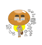 パンのようでおじさんのようでもある、犬。（個別スタンプ：34）