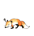 Quick orange fox（個別スタンプ：4）