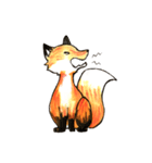 Quick orange fox（個別スタンプ：9）