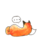 Quick orange fox（個別スタンプ：10）