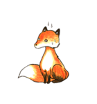 Quick orange fox（個別スタンプ：12）