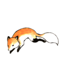 Quick orange fox（個別スタンプ：13）