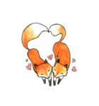 Quick orange fox（個別スタンプ：15）