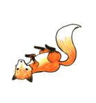 Quick orange fox（個別スタンプ：18）