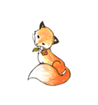 Quick orange fox（個別スタンプ：19）