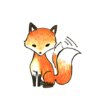 Quick orange fox（個別スタンプ：21）