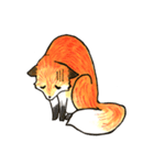 Quick orange fox（個別スタンプ：23）