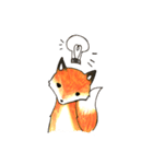 Quick orange fox（個別スタンプ：24）