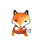 Quick orange fox（個別スタンプ：25）