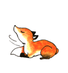 Quick orange fox（個別スタンプ：32）