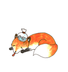 Quick orange fox（個別スタンプ：38）