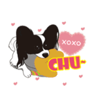 VVPet's Papillon＆Phalene Friends（個別スタンプ：9）