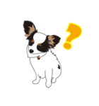 VVPet's Papillon＆Phalene Friends（個別スタンプ：22）