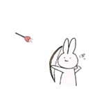うさぎとねこの日常（個別スタンプ：35）