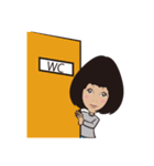 困り顔のみな美さん2（個別スタンプ：10）