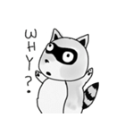 カナダからやってきたアライグマ（個別スタンプ：21）