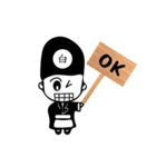 黒と白のはかなさ（個別スタンプ：1）
