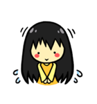 シンプル＆カワイイ 黒髪女子の日常（個別スタンプ：14）