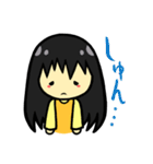 シンプル＆カワイイ 黒髪女子の日常（個別スタンプ：22）