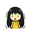 シンプル＆カワイイ 黒髪女子の日常（個別スタンプ：33）